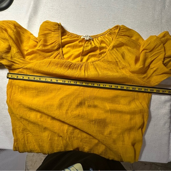 Indigo Rose Women's Midi Dress Mustard Lining Size-3X - Picture 14 of 15